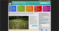 Desktop Screenshot of dulwichonview.org.uk